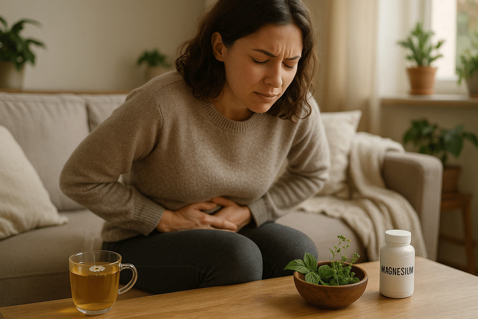 A menstruációs görcsök természetes kezelése – Gyógynövényes és életmódbeli megoldások a női ciklus támogatására